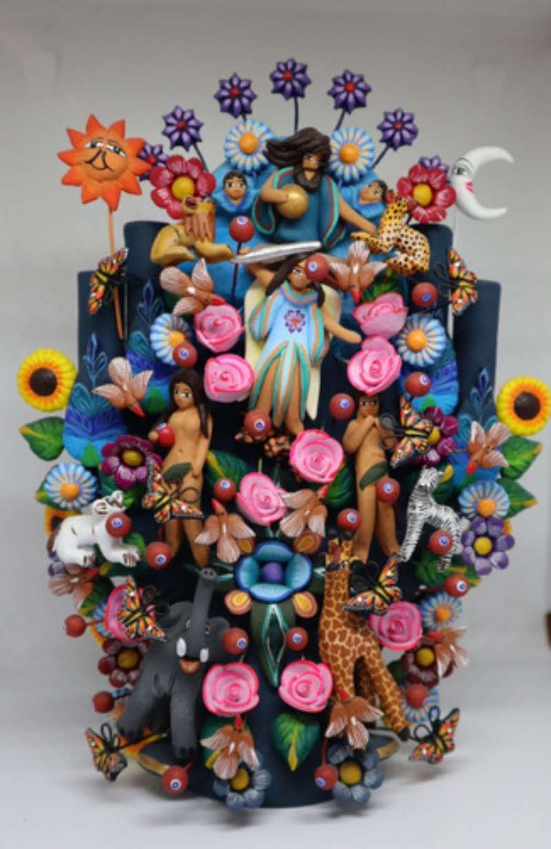 La Historia del árbol de la vida – Artesanías de México – Arte Popular  Mexicano